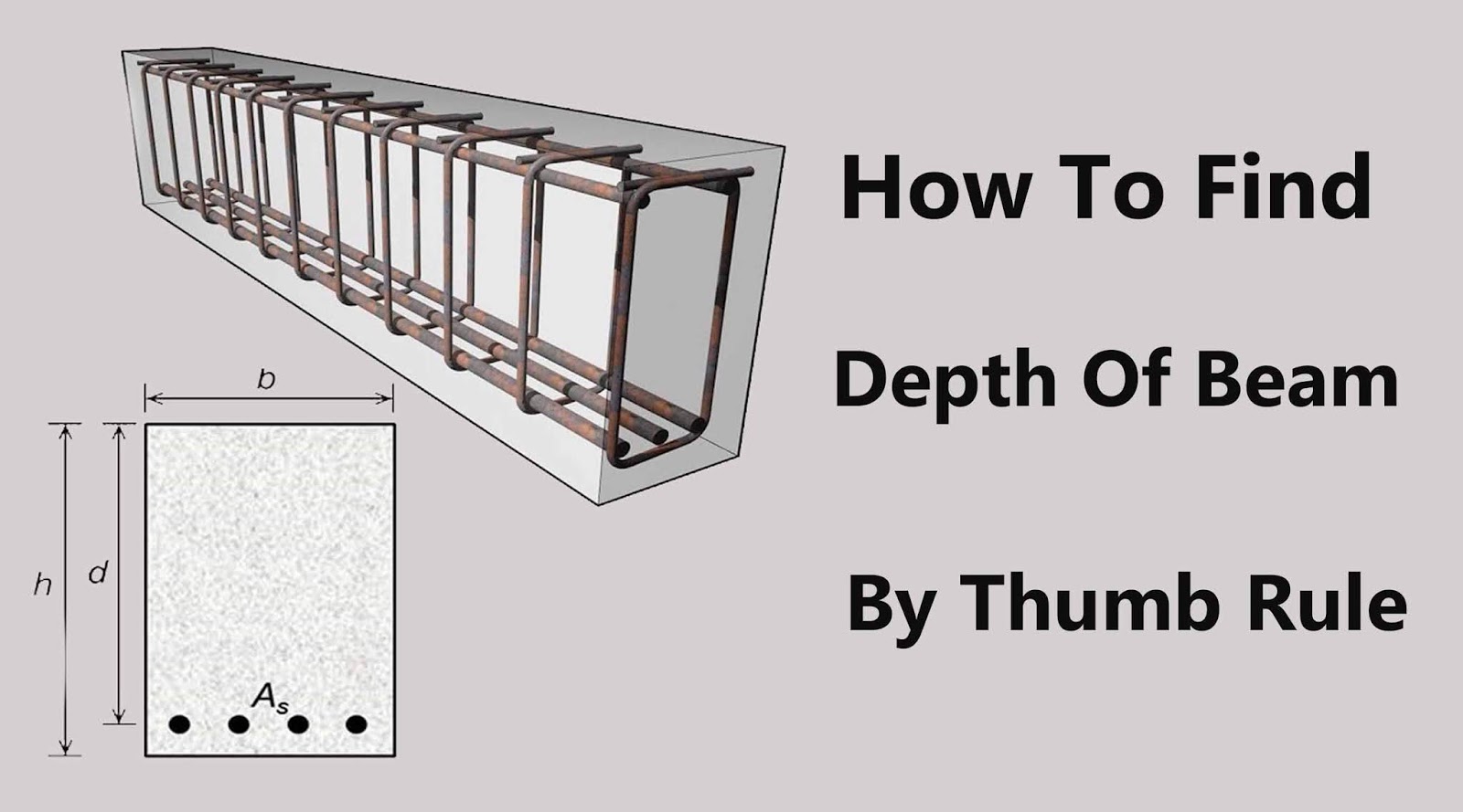 how-to-find-depth-of-beam-by-thumb-rule-engindaily