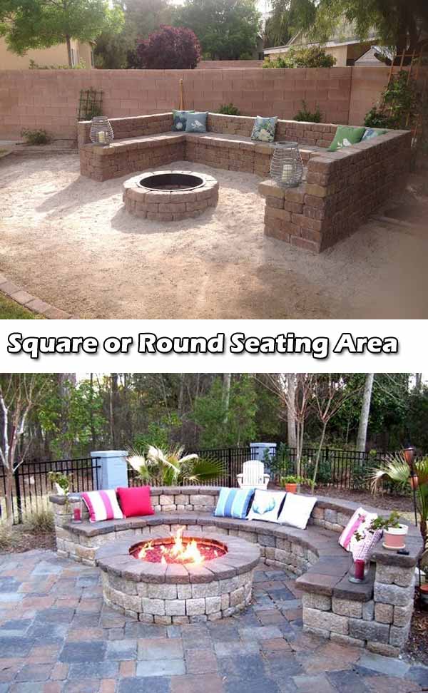 Diy Ideas To Build A Fire Pit On Budget, Diy Fire Pit Seating Area