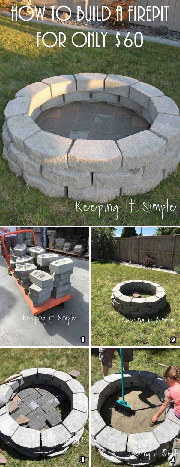 Diy Ideas To Build A Fire Pit On Budget Engindaily 